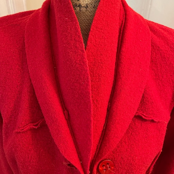 Jackets & Blazers - Swiss red wool jacket